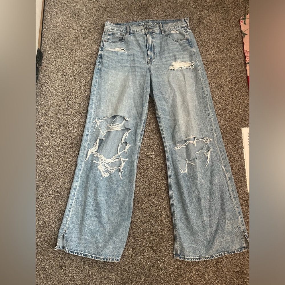 American Eagle Jeans Distressed Size 10